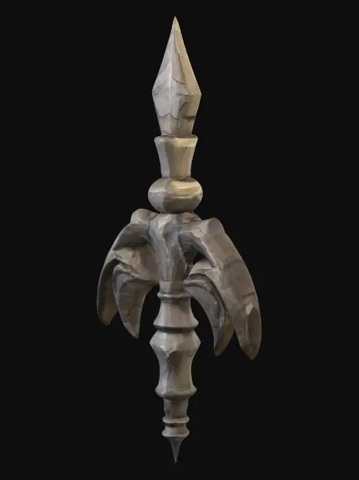 3D model for Golden Spearhead Emblem