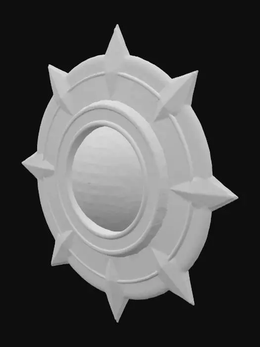 3D model for Sapphire Sunburst Emblem