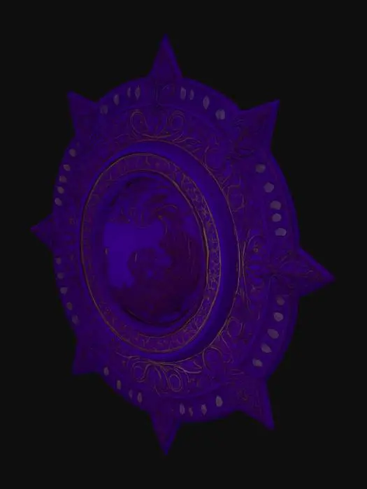 3D model for Sapphire Sunburst Emblem