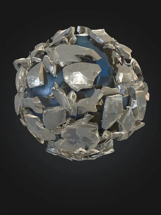 3D model for Shattered Sphere Luminescence