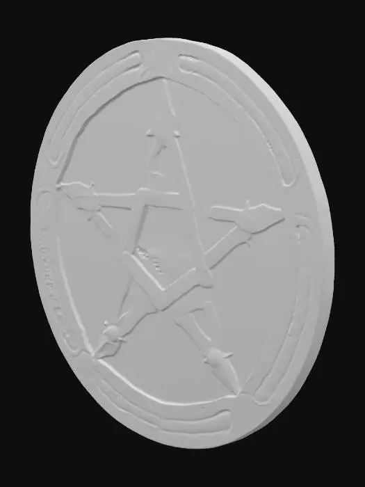 3D model for Mystic Moon Mandala