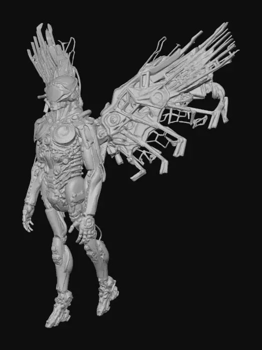 3D model for Cybernetic Seraphim