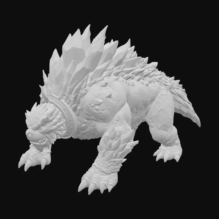 3D model for Crystal Beast