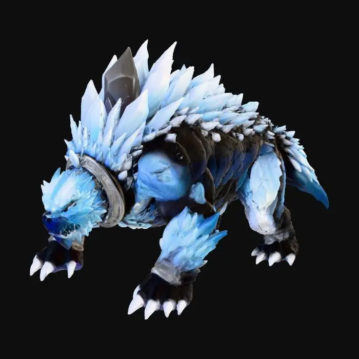 3D model for Crystal Beast