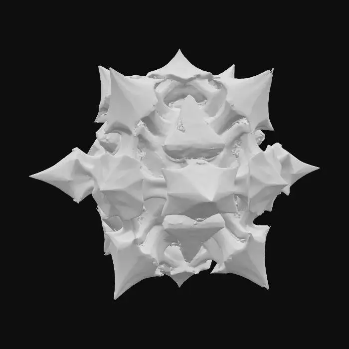 3D model for Dark Starburst Emblem