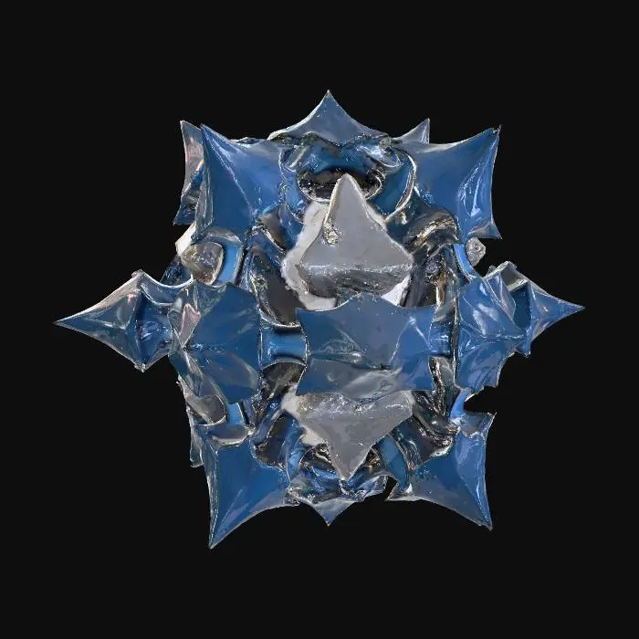 3D model for Dark Starburst Emblem
