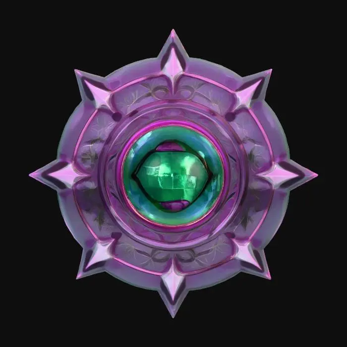 3D model for Sapphire Sunburst Emblem