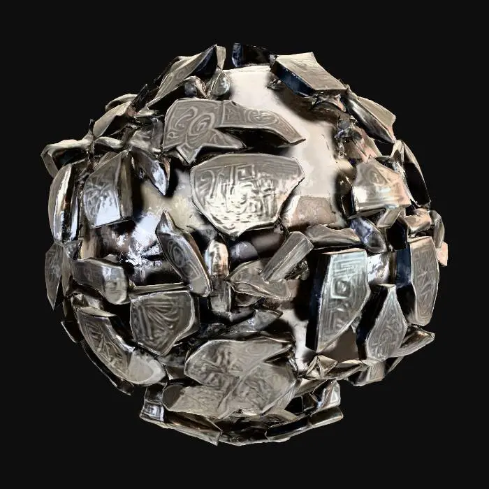 3D model for Shattered Sphere Luminescence