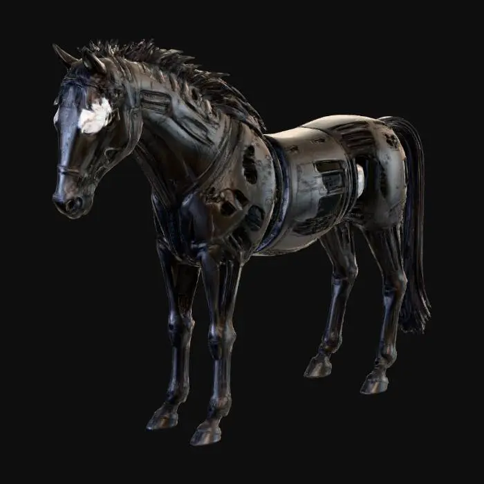 3D model for Neon Stallion