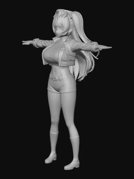 3D model for Cheerful Cosplay