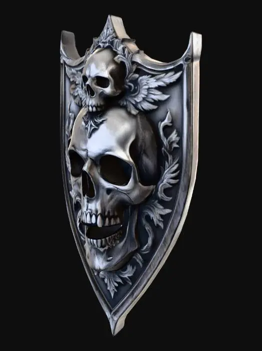 3D model for Gothic Skull Crest