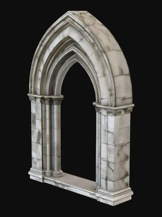 3D model for Gothic Archway