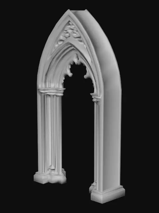 3D model for Gothic Arch Elegance