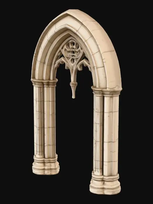 3D model for Gothic Archway