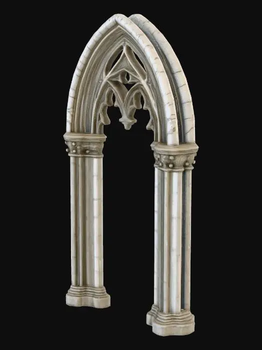 3D model for Gothic Archway Elegance