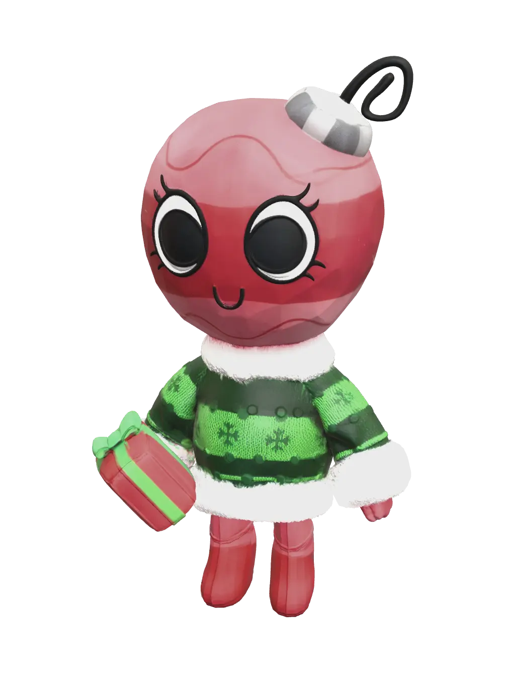 Weathered Bobette Dandys World 3D model, vytvořený pomocí AI