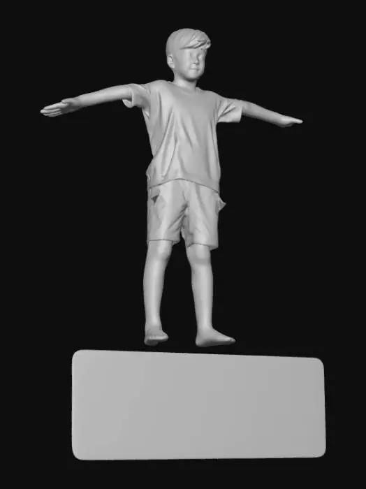 3D model for Arms Wide in a Pink Room