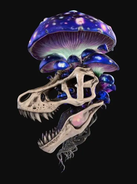 3D model for Luminescent Fossil Bloom