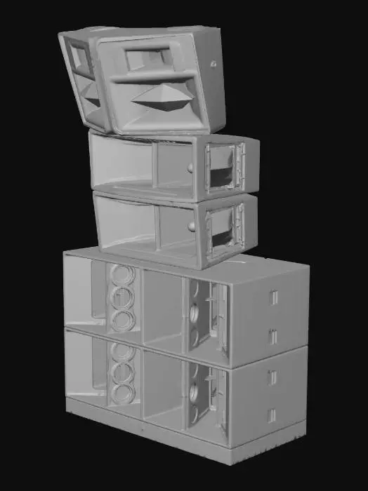 3D model for Sound System Tower