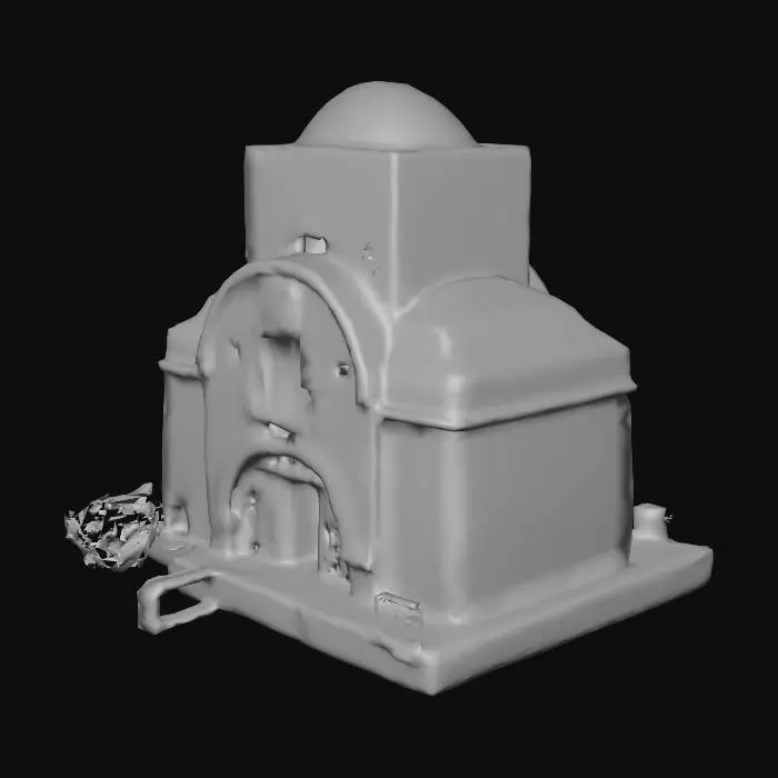 3D model for Solid Fortress Entrance.