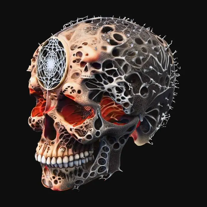 3D model for Ethereal Skull Metamorphosis