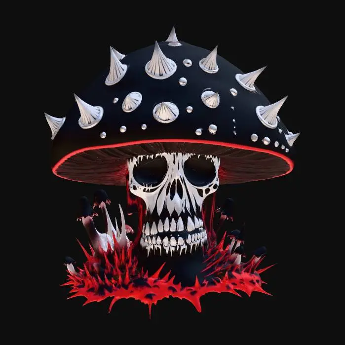 3D model for Spiky Skullcap