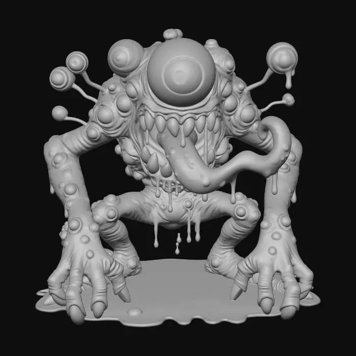 3D model for Many-Eyed Goo Beast