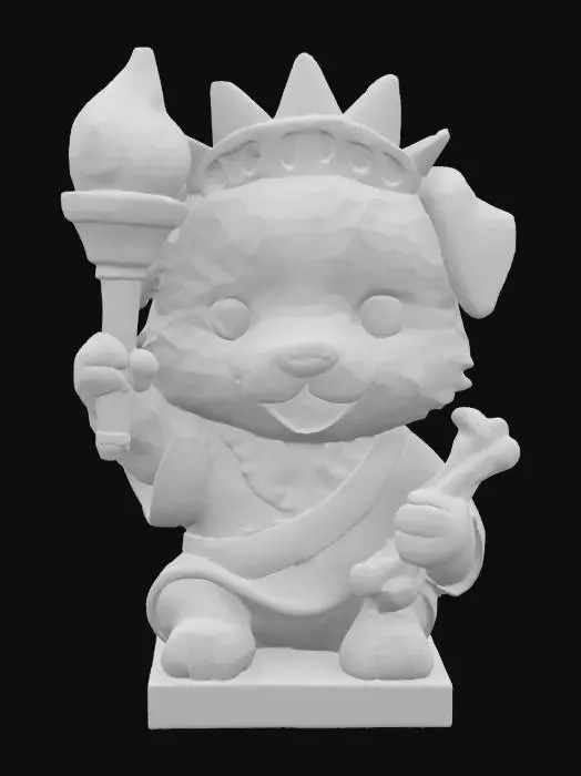 3D model for Puppy of Liberty