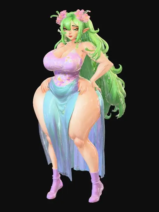 3D model for Mystical Garden Maiden