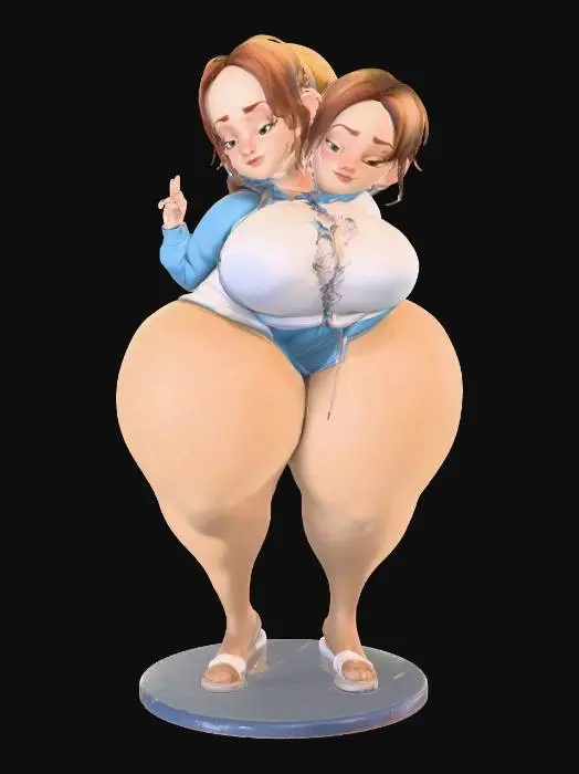 3D model for Two Heads, One Smile