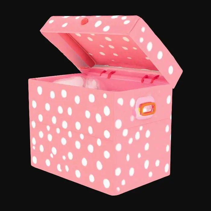 3D model for Make me a cute blindbox for opening toys/plushies for my game. I want this to be easily animatable later and put really cute textures on it. A blindbox NOT toy.