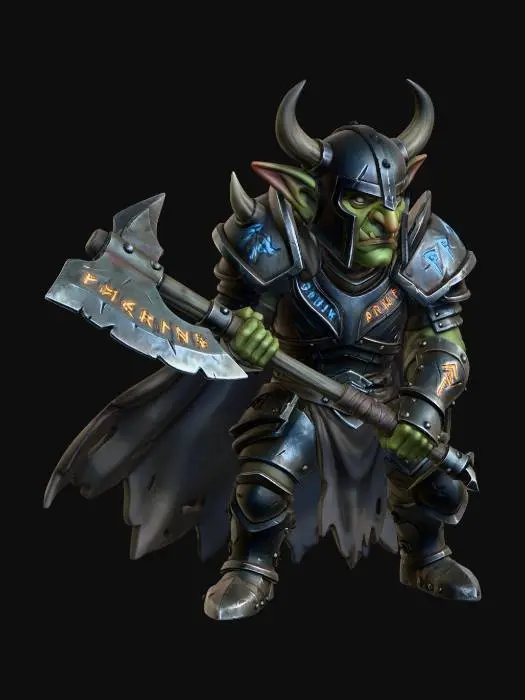 3D model for Goblin Warrior