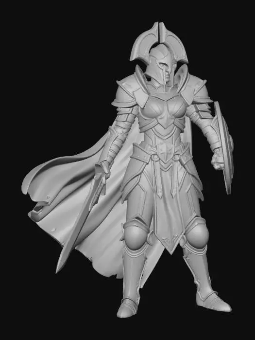 3D model for Sunforged Paladin