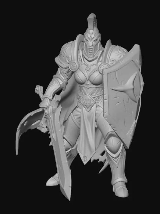 3D model for Azurelight Paladin