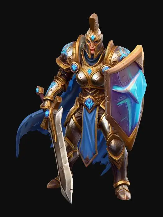 3D model for Azurelight Paladin