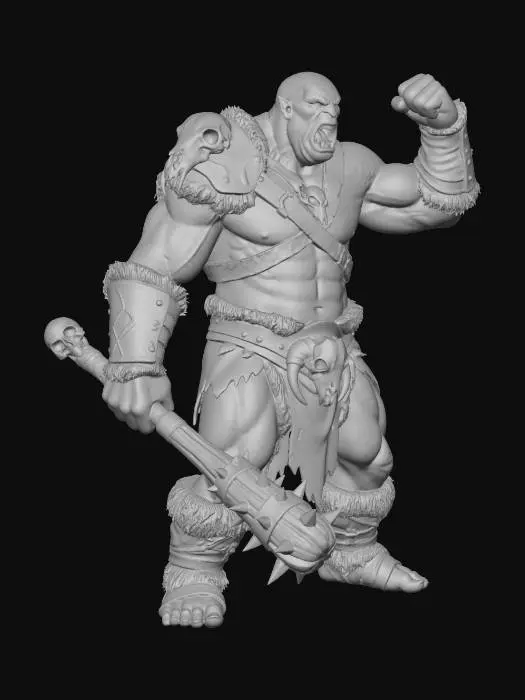 3D model for Skullbound Warlord