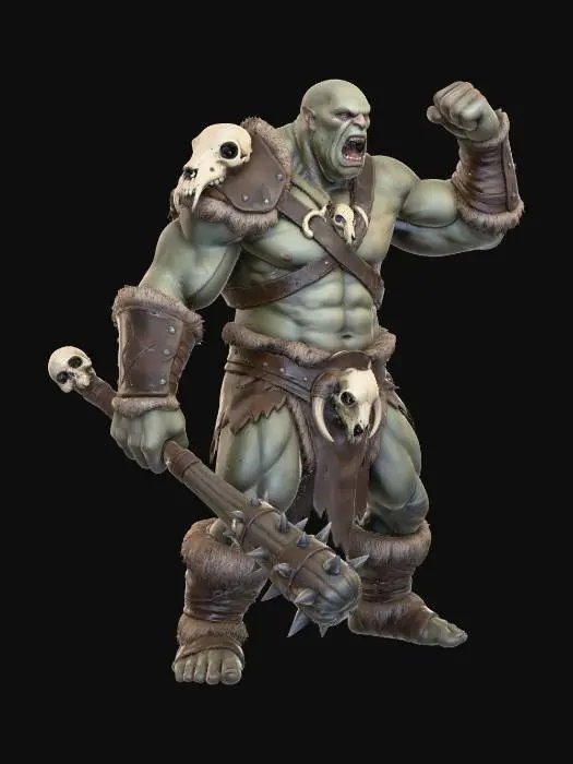 3D model for Skullbound Warlord