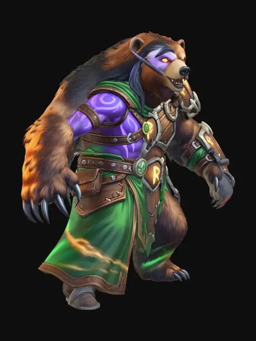 3D model for Night Elf Druid Bear