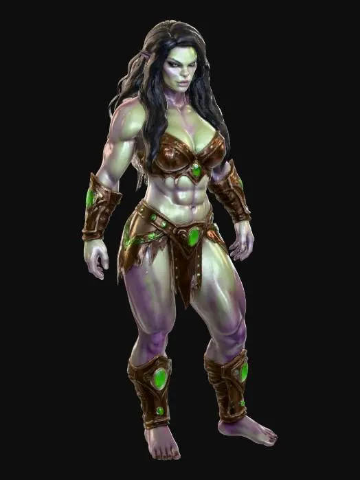 3D model for Ogre Mistress