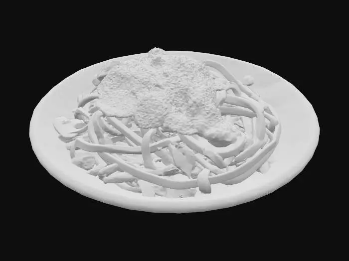 3D model for Spaghetti Delight, #food#