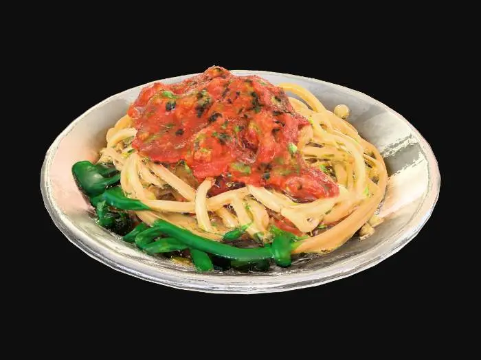 3D model for Spaghetti Delight, #food#