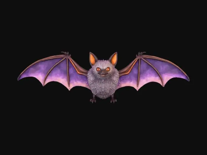 3D model for #Halloween2025#,Midnight Flutter