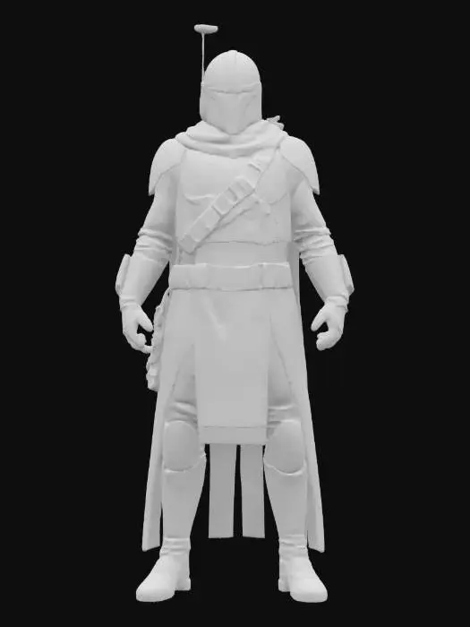 3D model for Mandalorian Warrior