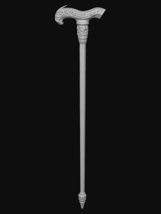 3D model for #Halloween2025#,Elegant Cane