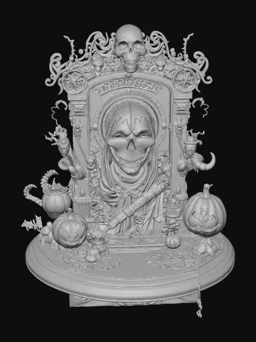3D model for Halloween Altar, #Halloween2025#