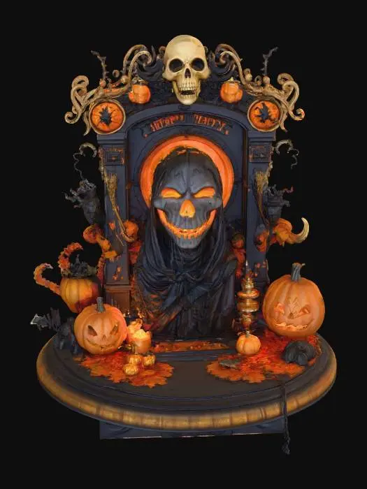3D model for Halloween Altar, #Halloween2025#