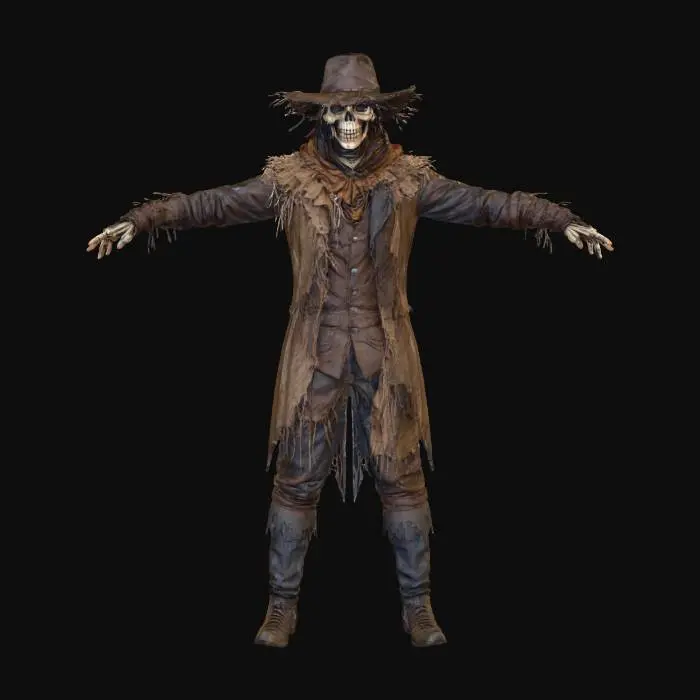 3D model for #Halloween2025#,Dark Outlaw