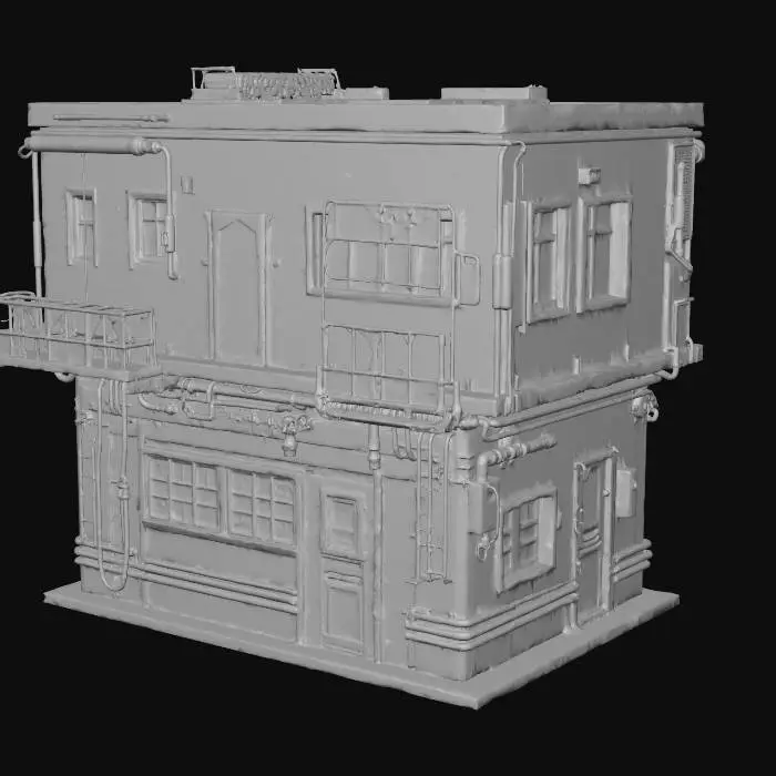 3D model for Abandoned Industrial Shack