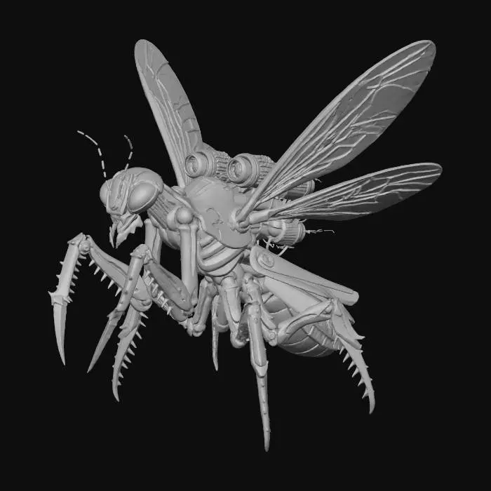 3D model for Cyber Wasp Enforcer