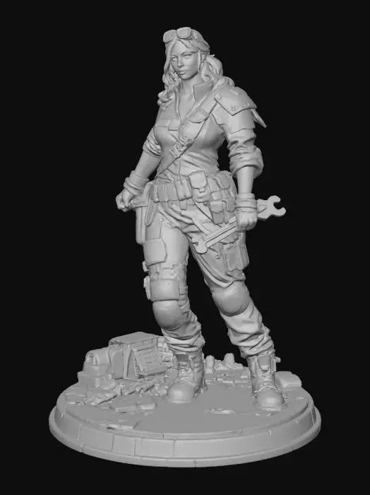 3D model for Fallout Melanie